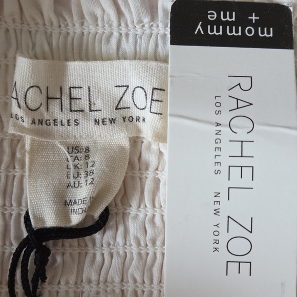 Rachel Zoe Cream Maxi Dress with Floral Accents - Picture 7 of 8